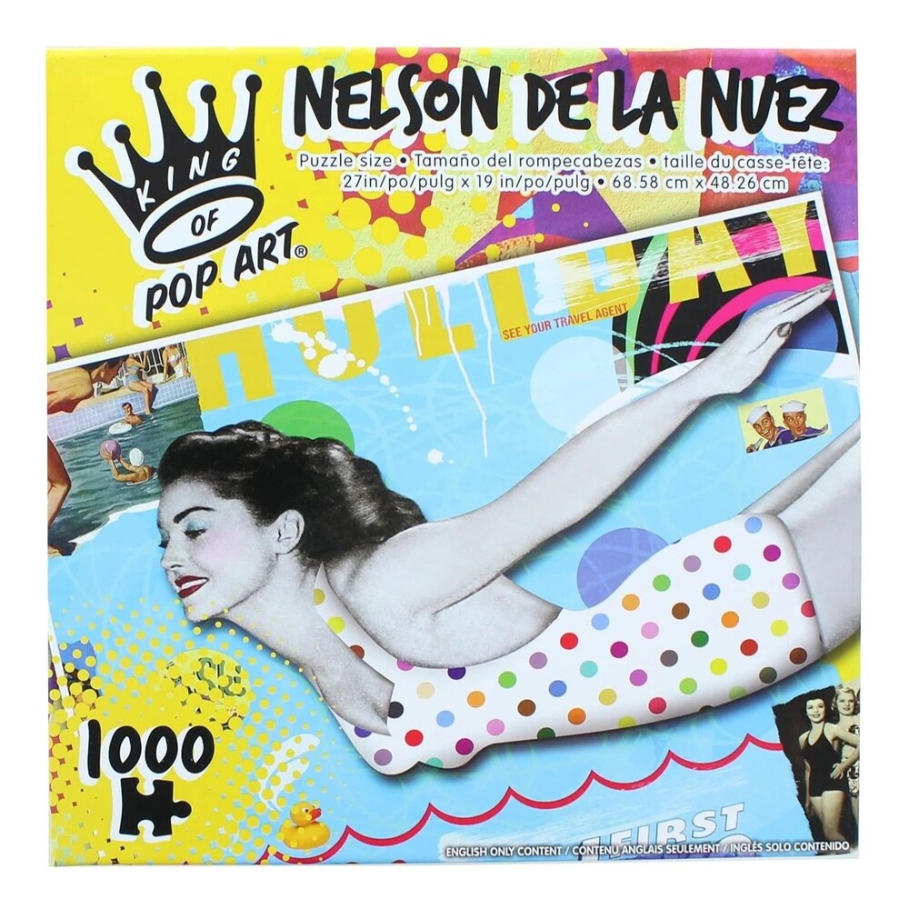 SUMMER TO REMEMBER 1000 Pc. Puzzle KING of POP Art/Nelson De La Nuez ©2019 NEW!